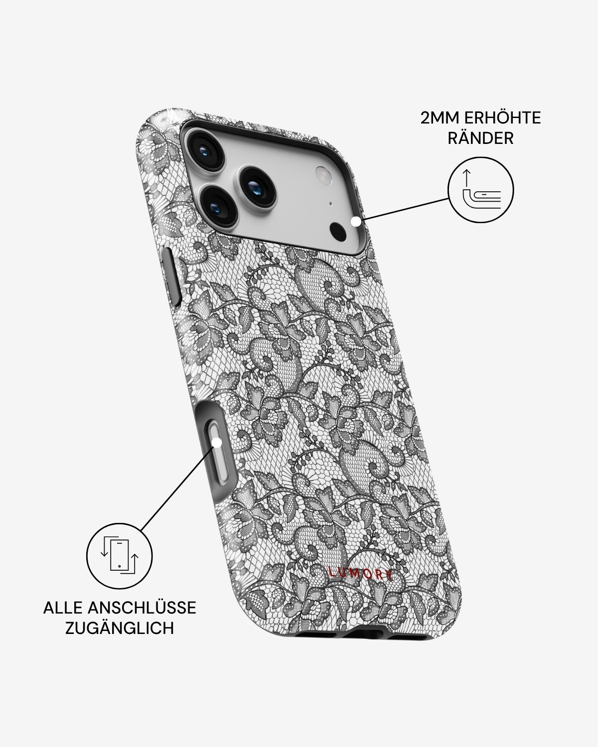 Noir Lace Handyhülle