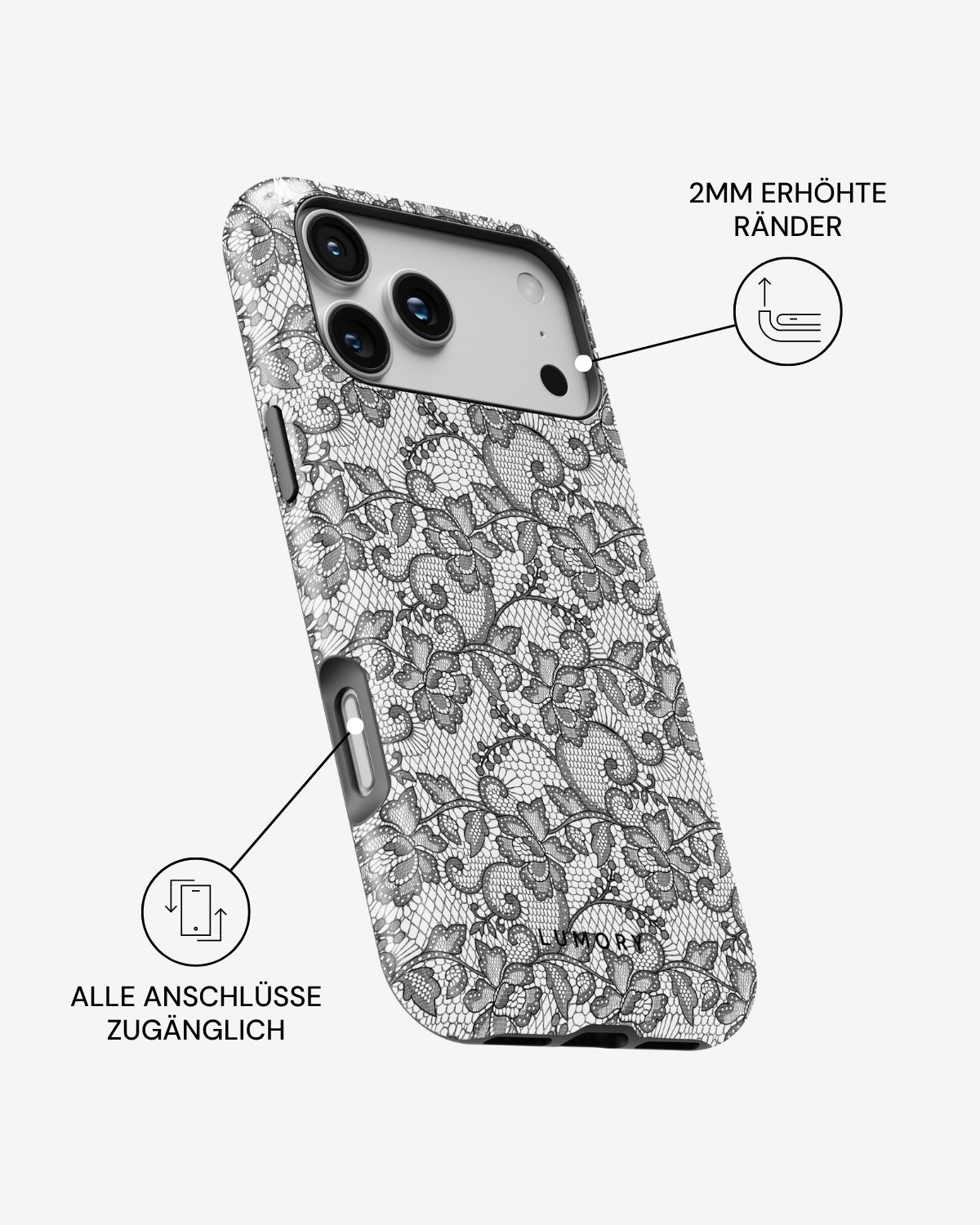 Noir Lace Handyhülle