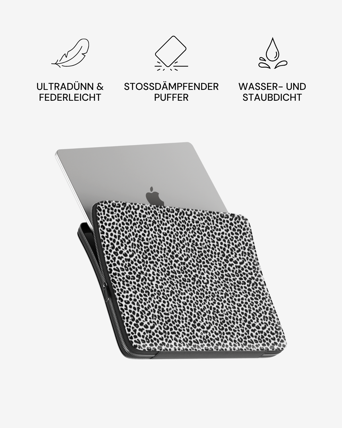 Midnight Snow Laptop Sleeve